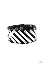 Load image into Gallery viewer, Rebel Rumble Black Snap Bracelet