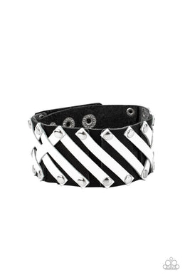 Rebel Rumble Black Snap Bracelet