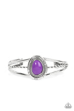 Load image into Gallery viewer, Ethereal Enthusiast Purple Cuff Bracelet