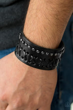 Load image into Gallery viewer, Recklessly Rebel Black Snap Bracelet