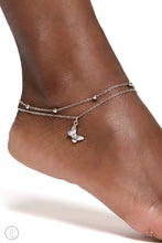 Load image into Gallery viewer, Fly Me to the Beach Silver Anklet