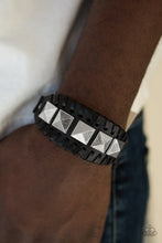 Load image into Gallery viewer, Riders Rally Black Buckle Bracelet