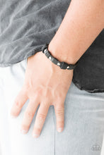 Load image into Gallery viewer, Road Burner Black Snap Bracelet