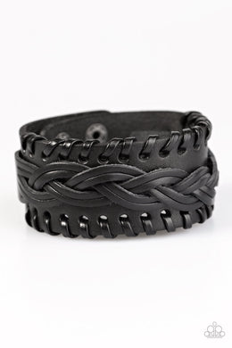 Road Show Black Snap Bracelet