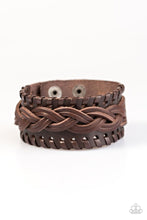 Load image into Gallery viewer, Road Show Brown Snap Bracelet