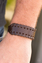 Load image into Gallery viewer, Rugged Roadways Brown Buckle Bracelet