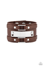 Load image into Gallery viewer, Rural Ranger Brown Snap Bracelet