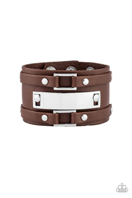 Rural Ranger Brown Snap Bracelet
