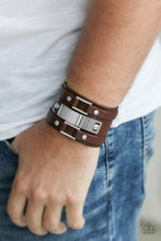 Load image into Gallery viewer, Rural Ranger Brown Snap Bracelet