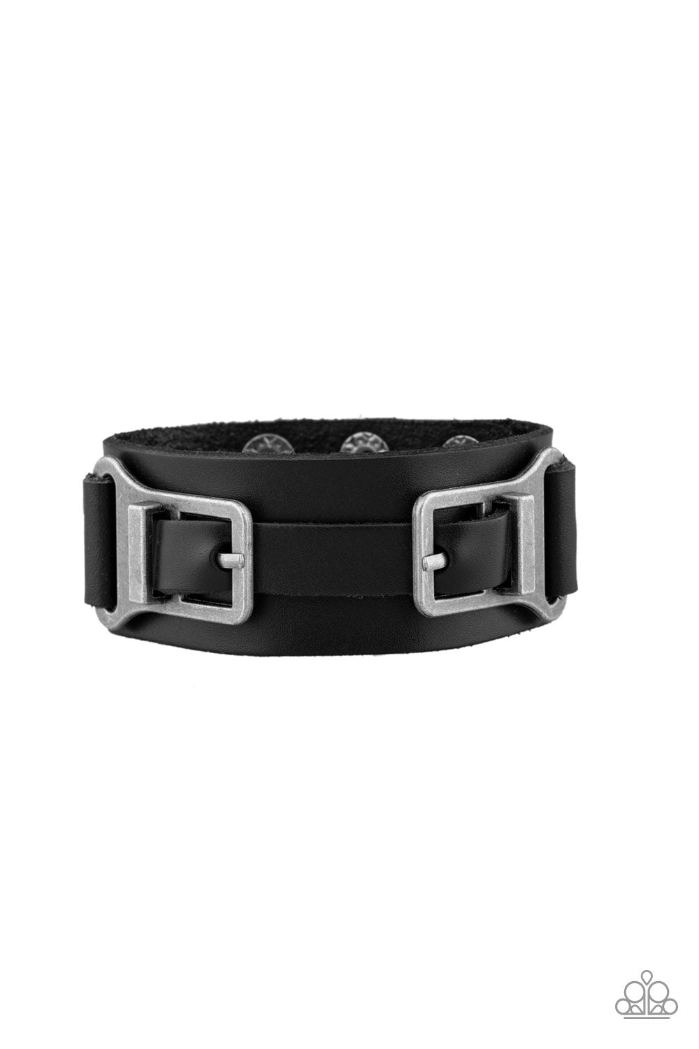 Scout it Out Black Snap Bracelet
