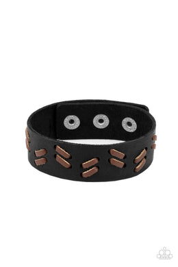 Suburban Wrangler Black Snap Bracelet