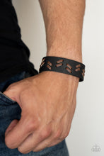 Load image into Gallery viewer, Suburban Wrangler Black Snap Bracelet