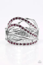Load image into Gallery viewer, Wrapped Up in Shimmer Purple Ring