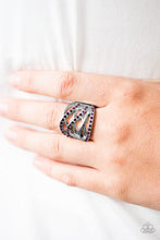 Load image into Gallery viewer, Wrapped Up in Shimmer Purple Ring