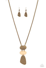 Load image into Gallery viewer, Riverside Respite Brass Necklace