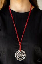Load image into Gallery viewer, One Mandala Show Red Necklace