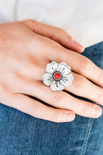 Load image into Gallery viewer, Boho Blossom Red Ring