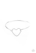 Load image into Gallery viewer, Make Yourself HEART Silver Bangle