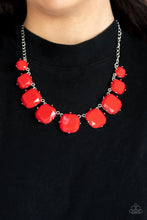 Load image into Gallery viewer, Prismatic prima Donna Red Necklace