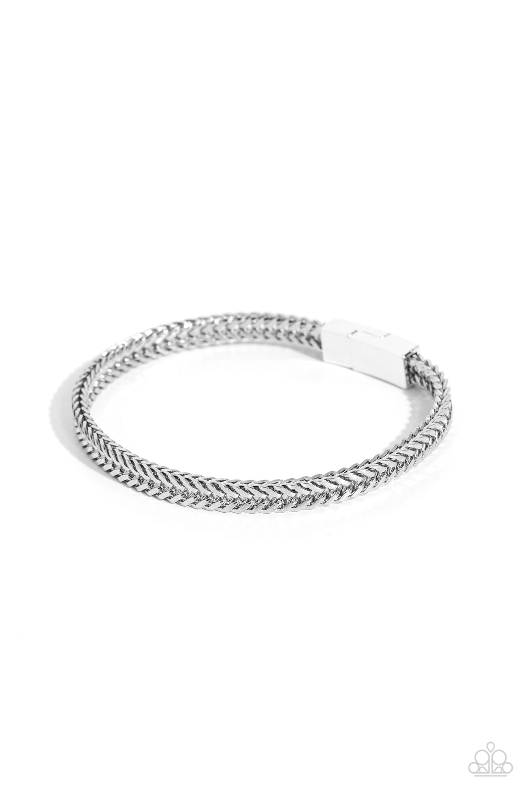 City Crusader Silver Men’s Bracelet