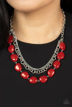Load image into Gallery viewer, Pumped up Posh Red Necklace