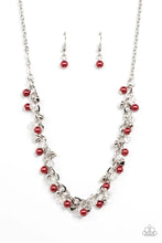 Load image into Gallery viewer, Soft Hearted Shimmer Red Necklace