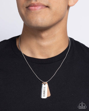 Roman Retrograde Brown Men’s Necklace