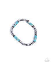 Load image into Gallery viewer, Marbled Mecca Blue Men’s Bracelet