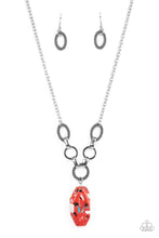 Load image into Gallery viewer, Mystical Mineral Red Necklace