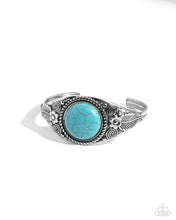 Load image into Gallery viewer, Whimsically Winslow Blue Cuff Bracelet