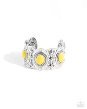 Load image into Gallery viewer, Exotic Excavation Yellow Cuff Bracelet