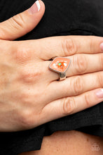 Load image into Gallery viewer, Stellar Shores Orange Skinny Band Ring