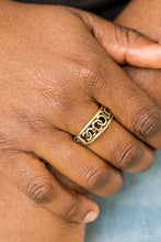 Load image into Gallery viewer, Street Cred Brass Skinny Band Ring