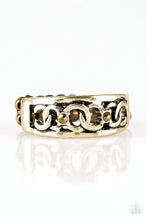 Load image into Gallery viewer, Street Cred Brass Skinny Band Ring