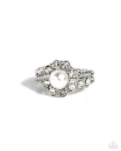Load image into Gallery viewer, Titanic Tango White Skinny Band Ring
