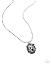 Load image into Gallery viewer, Leo Leader Silver Men’s Necklace