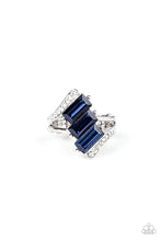 Load image into Gallery viewer, Triple Razzle Blue Skinny Band Ring