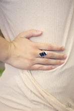 Load image into Gallery viewer, Triple Razzle Blue Skinny Band Ring