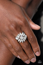 Load image into Gallery viewer, Untamable Universe White Skinny Band Ring
