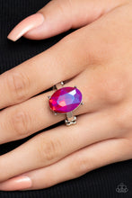 Load image into Gallery viewer, Updated Dazzle Pink Skinny Band Ring