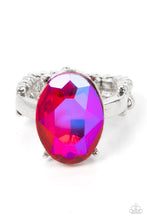Load image into Gallery viewer, Updated Dazzle Pink Skinny Band Ring