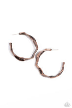 Load image into Gallery viewer, Coveted Curves Copper Hoop Earrings