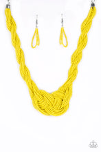 Load image into Gallery viewer, A Standing Ovation Yellow Seed Bead Necklace