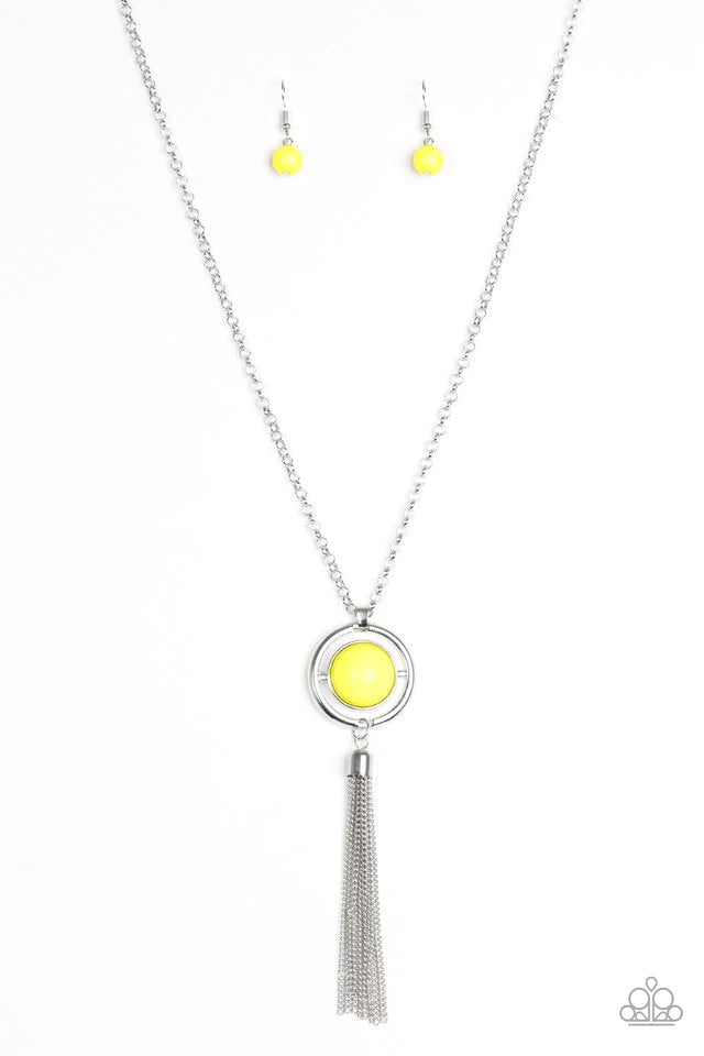 Always Front and Center Yellow Necklaces