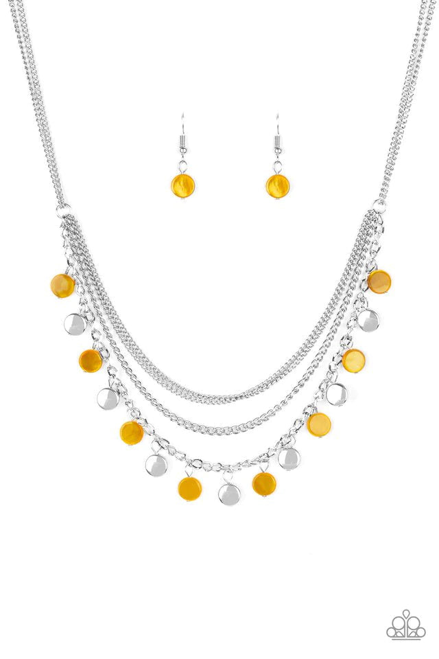Beach Flavor Yellow Necklace