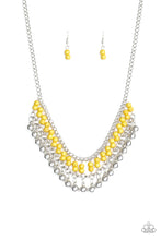 Load image into Gallery viewer, Beaded Bliss Yellow Necklace