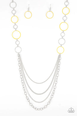 Beautifully Bubbly Yellow Necklace