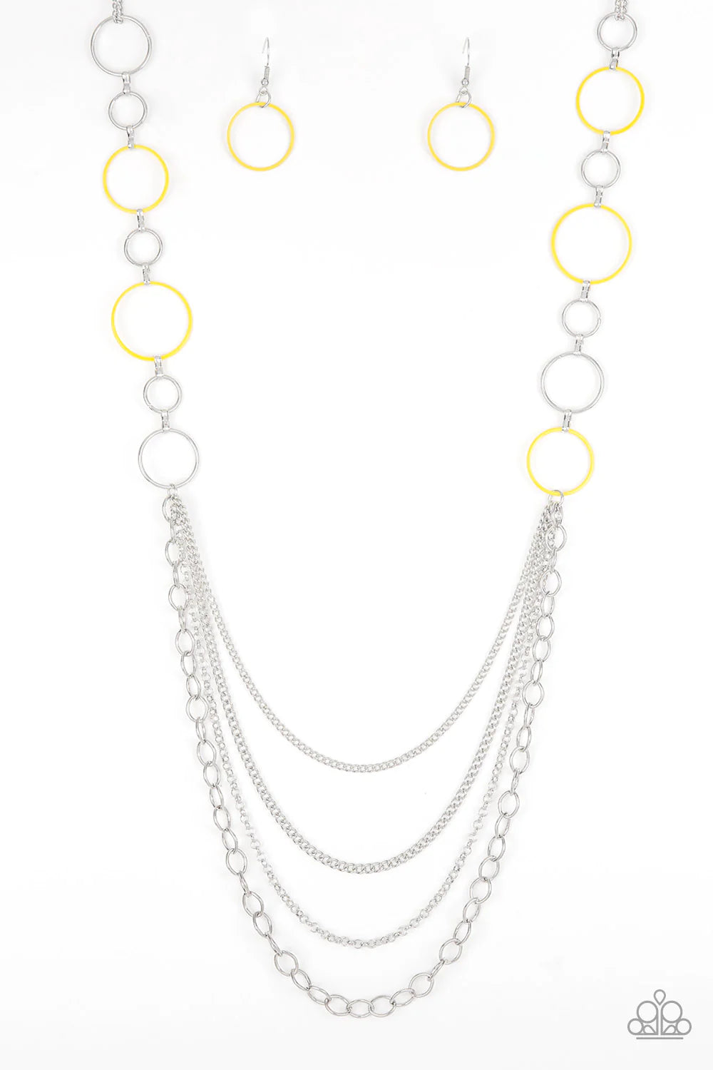 Beautifully Bubbly Yellow Necklace