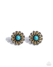 Load image into Gallery viewer, Santa Fe Showcase Yellow Post Earrings