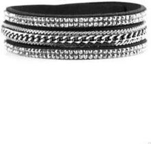 Load image into Gallery viewer, Rollin In Rhinestones Black Wrap